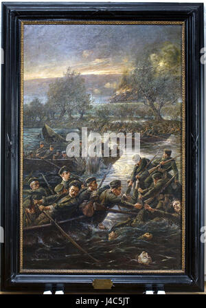 Il "RIR 208 Triptychon" si riferisce a un'opera d'arte trittico associata a Elmar von Eschwege. L'opera è ospitata nel Braunschweigisches Landesmuseum, Germania, e riflette lo stile unico dell'artista. Foto Stock