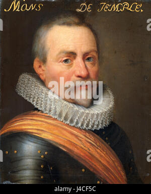 Portret van Olivier van den Tempel, heer van Corbeecke Rijksmuseum SK A 553 Foto Stock