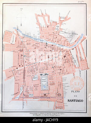 Plano de Santiago Foto Stock