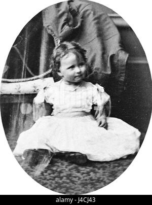 La Principessa Elisabetta di Hesse 1865 Nov. Foto Stock