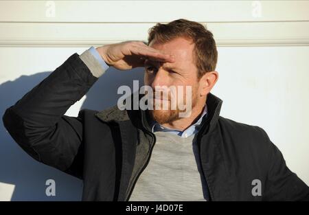 GARY ROWETT BIRMINGHAM FC MANAGER CROFT PARK BLYTH INGHILTERRA 03 Gennaio 2015 Foto Stock