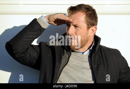 GARY ROWETT Birmingham City FC MANAGER Birmingham City FC MANAGER CROFT PARK BLYTH INGHILTERRA 03 Gennaio 2015 Foto Stock