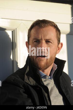 GARY ROWETT Birmingham City FC MANAGER Birmingham City FC MANAGER CROFT PARK BLYTH INGHILTERRA 03 Gennaio 2015 Foto Stock