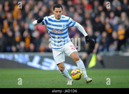 MAURO ZARATE Queens Park Rangers FC Queens Park Rangers FC KC Stadium Hull Inghilterra 21 Febbraio 2015 Foto Stock