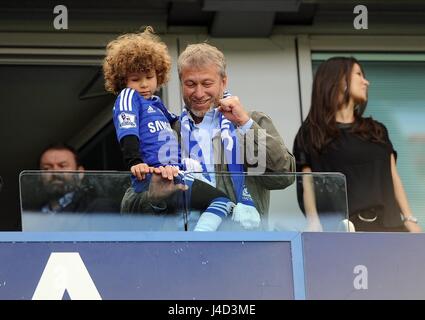 Il proprietario del Chelsea Roman ABRAMOVICH CHELSEA V Crystal Palace a Stamford Bridge London Inghilterra 03 Maggio 2015 Foto Stock