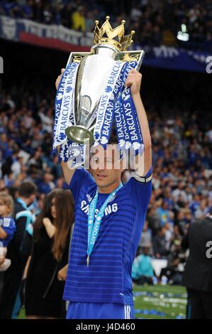 JOHN TERRY DEL CHELSEA CELEBRAT CHELSEA PREMIER LEAGUE CHAMPIO Stadio Stamford Bridge London Inghilterra 24 Maggio 2015 Foto Stock