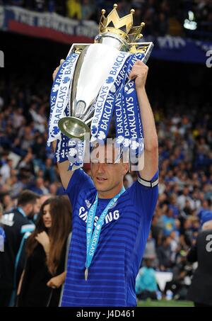 JOHN TERRY DEL CHELSEA CELEBRAT CHELSEA PREMIER LEAGUE CHAMPIO Stadio Stamford Bridge London Inghilterra 24 Maggio 2015 Foto Stock