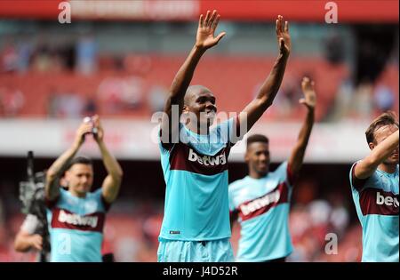 ANGELO OBINZE OGBONNA DI WEST ARSENAL V West Ham United Emirates Stadium Londra Inghilterra 09 Agosto 2015 Foto Stock