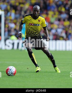 ALLAN NYOM DI WATFORD WATFORD V SOUTHAMPTON VICARAGE ROAD STADIUM WATFORD INGHILTERRA 23 Agosto 2015 Foto Stock