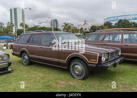 Long Beach, Stati Uniti d'America - 6 Maggio 2017: Toyota Cressida Station Wagon MX36 sul display durante la XXII edizione tutti Toyotafest. Foto Stock