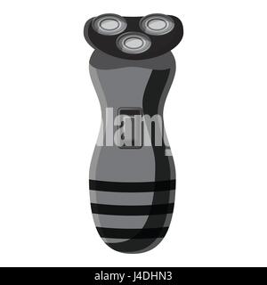Rasoio elettrico icona, grigio in stile monocromatico Illustrazione Vettoriale
