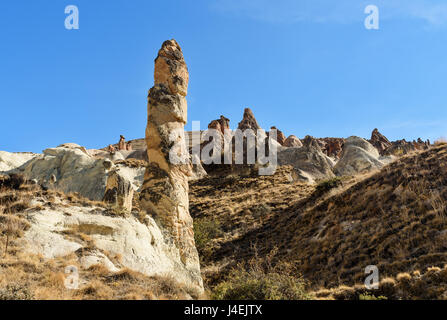 Formazione di roccia nella Valle di Pasabag. Cappadocia. Nevsehir provincia. Turchia Foto Stock