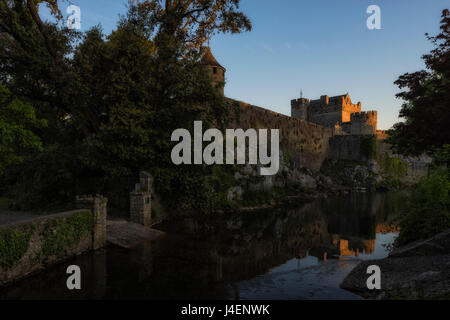 Castello di Cahir, nella contea di Tipperary, Munster, Repubblica di Irlanda, Europa Foto Stock