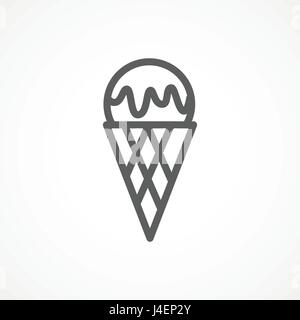 Icona del gelato Illustrazione Vettoriale