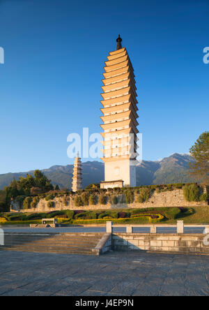 Tre Pagode, Dali, Yunnan, Cina e Asia Foto Stock