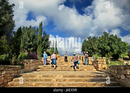 L'entrata del Parco Archeologico di Paphos (Patrimonio Mondiale dell'UNESCO) Cipro. Foto Stock