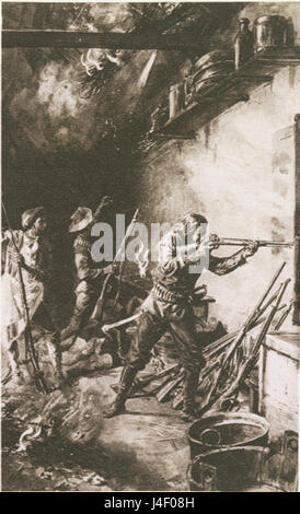 Giuseppe Garibaldi Stampa del XIX secolo Foto Stock