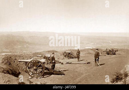 D. Yermakov. La quarantunesima russo brigata di Artiglieria a Tsikhisdziri Russo guerra turca del 1877 1878 Foto Stock