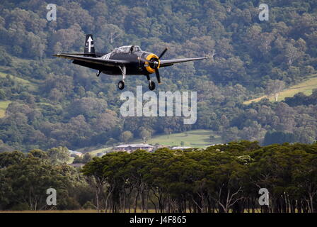 Albion Park, Australia - 6 maggio 2017. Grumman TBM-3 vendicatore è un Americano aerosilurante. Ali su di Illawarra è un annuale air show tenutosi a Illawarr Foto Stock