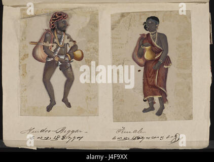 Settanta due esemplari delle caste in India (72) Foto Stock