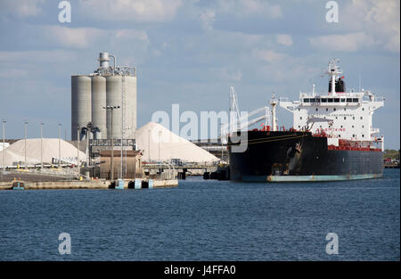 Nave da carico al fianco di Port Canaveral Florida USA. Maggio 2017 Foto Stock