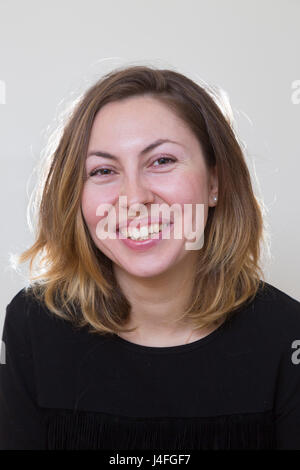 Bella Donna bionda primi anni trenta, Studio shot Foto Stock