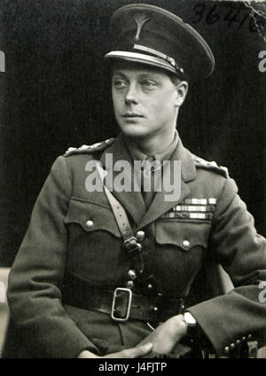 Edward VIII, re del Regno Unito a partire dal 20 gennaio 1936 fino alla sua abdicazione l 11 dicembre 1936 Foto Stock
