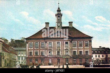 Tartu Raekoda, u 1910 Foto Stock