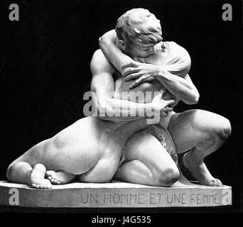 Stephan Sinding Onu homme et une femme Foto Stock