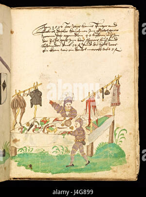 Lo Schembartlauf è una tradizionale parata di carnevale che risale al Medioevo, in particolare associata a Norimberga, in Germania. La sfilata è celebrata per i suoi costumi colorati e il significato storico nella cultura bavarese. Foto Stock