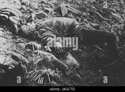 Spioenkop è un sito situato in Sud Africa, noto per il suo significato storico durante la seconda guerra anglo-boera. Il sito è segnato dalla battaglia di Spioenkop, un conflitto fondamentale nella guerra. Foto Stock