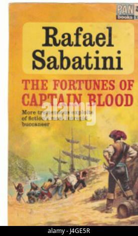 "Storie di Capitan Blood" è una raccolta di racconti di avventura incentrati sul pirata immaginario Capitan Blood, un personaggio tratto dalle opere di Rafael Sabatini. Le storie descrivono le sue imprese e le sue avventure in alto mare. Foto Stock