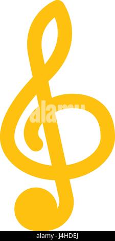 Treble clef Illustrazione Vettoriale