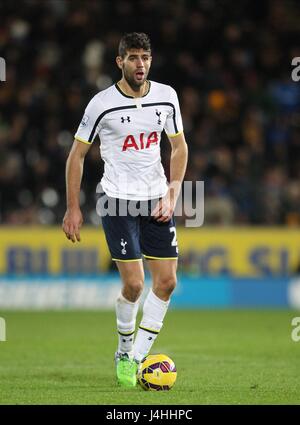 FEDERICO FAZIO Tottenham Hotspur FC Tottenham Hotspur FC KC Stadium Hull Inghilterra 23 Novembre 2014 Foto Stock