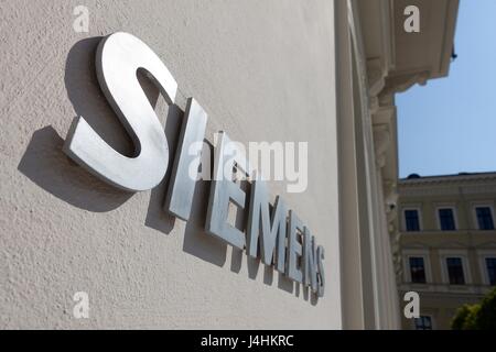 Germania: sede centrale globale di Siemens AG di Monaco di Baviera. Foto da 08. Aprile 2017. | Utilizzo di tutto il mondo Foto Stock