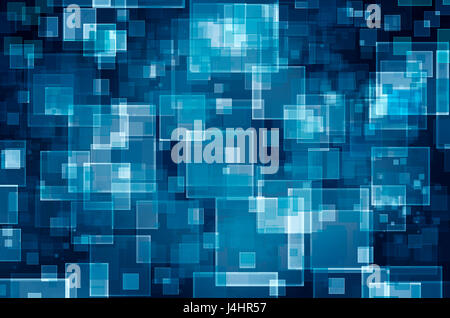 La tecnologia virtuale di sfondo spazio Foto Stock