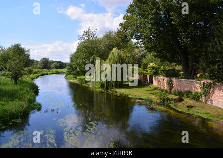 Fiume Stour a Sturry in Kent Foto Stock