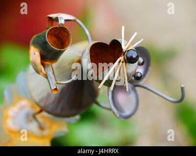 Ornamento di topo in giardino Foto Stock