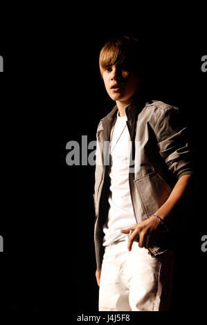 Justin Bieber suona al KIIS FM's Wango Tango 2010 allo STAPLES Center il 15 maggio 2010 a Los Angeles, California. Foto Stock