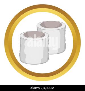 Polsini Tennis Icona vettore Illustrazione Vettoriale