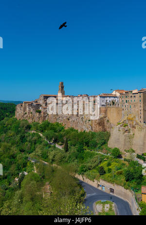 Pitigliano (Italia) - La splendida cittadina medievale nella regione Toscana, noto come "la piccola Gerusalemme" Foto Stock