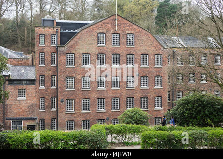 Inghilterra, Cheshire, Styal, Quaryy Bank Mill Museum Foto Stock