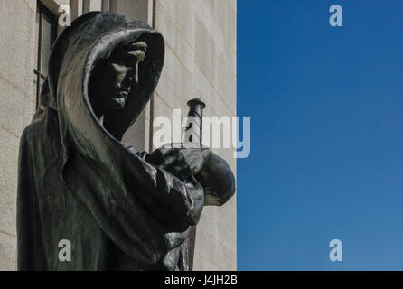 In canoa sul fiume Saint John fino Nuovo Brunswick. Foto Stock