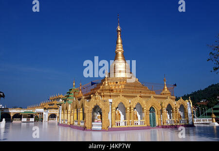 Myanmar, Kawthaung, tempio buddista, Foto Stock