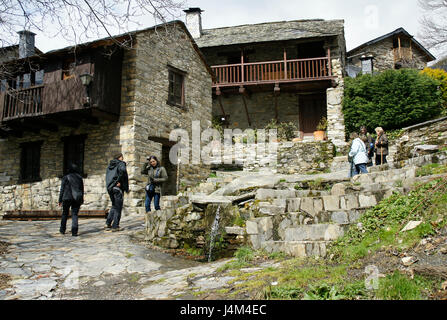 Peñalba de Santiago en el Valle del Silencio, León, Castiglia e León España. Foto Stock