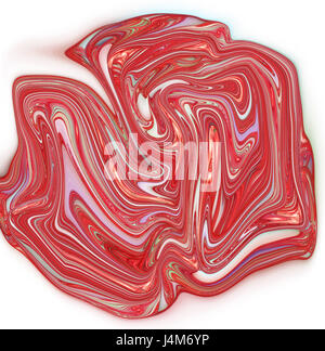 Colorato psichedelico sfondo liquefatto guarda come la pittura Foto Stock