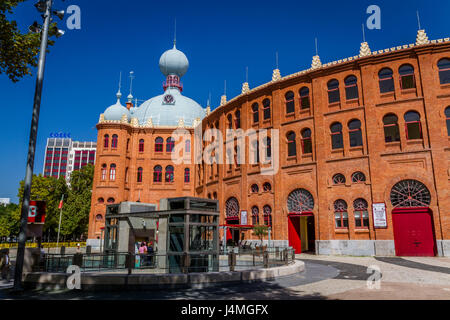 Campo Pequeno corrida anello in Lisbona, Portogallo Foto Stock