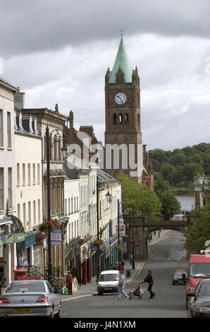 Irlanda del Nord Ulster, nella contea di Derry, Derry, Guildhall Foto Stock