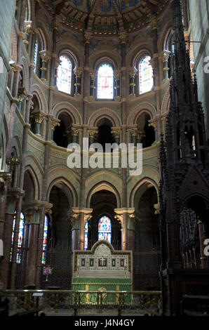 Irlanda, Munster, Cork County, sughero, San Finbarr cattedrale, interno, Foto Stock