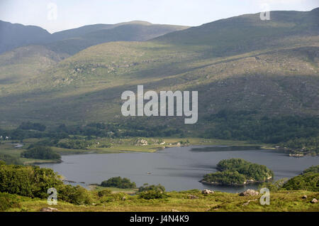Irlanda, Munster, nella contea di Kerry, parco nazionale di Killarney, salamoia superiore, Foto Stock